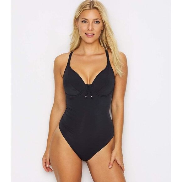 Freya BLACK Remix
Convertible Underwire One-Piece Swimsuit, size US 34H - Picture 1 of 16